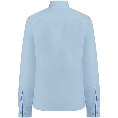 Henbury Womens/Ladies Cotton CoolPlus Long-Sleeved Formal Shirt