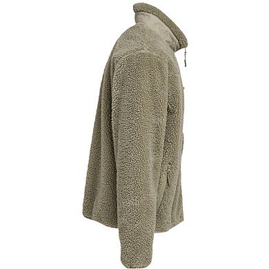 Build Your Brand Mens Bonded Sherpa Jacket