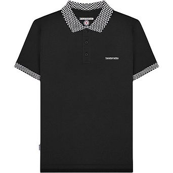 Lambretta Mens Two Tone Badge Polo Shirt