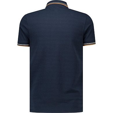 Lambretta Mens Classic Yarn Dyed e Logo Polo Shirt