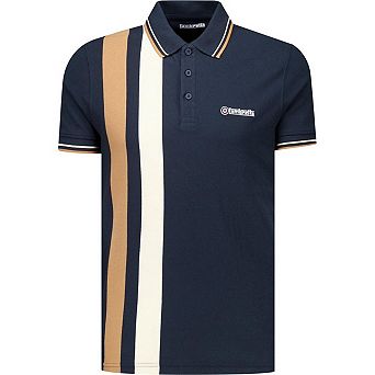 Lambretta Mens Classic Yarn Dyed e Logo Polo Shirt