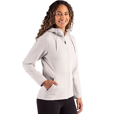 Cutter & Buck Roam Epic Comfort Recycled Womens Full Zip Hooded Jacket