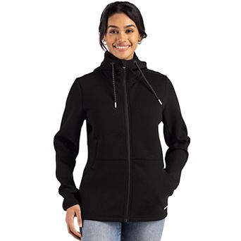 Cutter & Buck Roam Epic Comfort Recycled Womens Full Zip Hooded Jacket