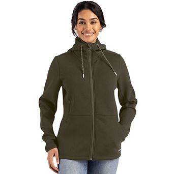 Cutter & Buck Roam Epic Comfort Recycled Womens Full Zip Hooded Jacket