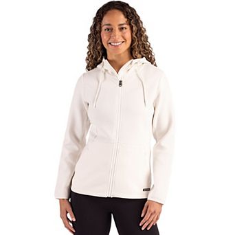 Cutter & Buck Roam Epic Comfort Recycled Womens Full Zip Hooded Jacket