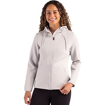Cutter & Buck Roam Epic Comfort Recycled Womens Full Zip Hooded Jacket