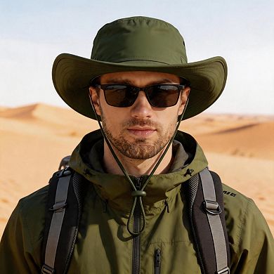 UPF 50+ Waterproof Breathable Wide Brim Sun Hat