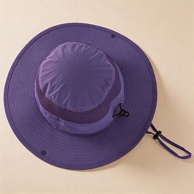 Mens UPF 50+ Wide Brim Breathable Cowboy Sun Hat