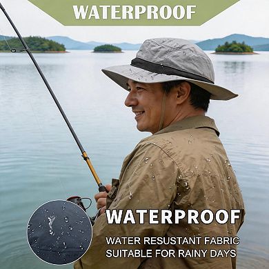 Big Heads Waterproof Mesh Wide Brim Bucket Sun Hat