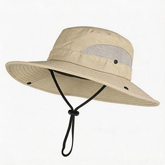 UPF50+ Wide Brim Boonie Hat for Men Women Outdoor