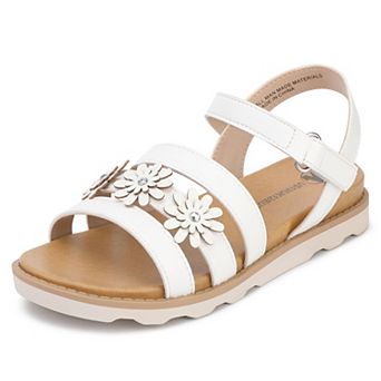 Girls Sandals Thick Sole Open Toe Summer Flat Shoes Dress Sandals for Little Big Kid