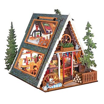 Rolife DIY Mini House Kits A-Frame Cabin