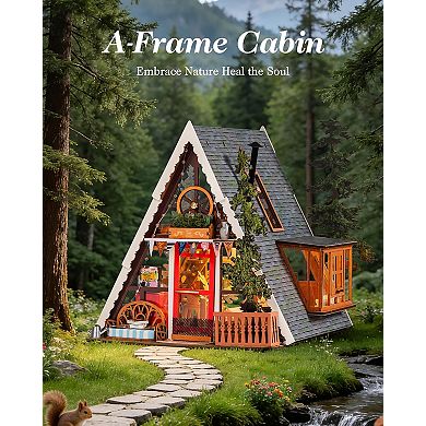 Rolife DIY Mini House Kits A-Frame Cabin