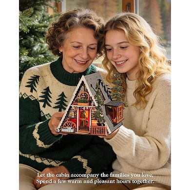 Rolife DIY Mini House Kits A-Frame Cabin