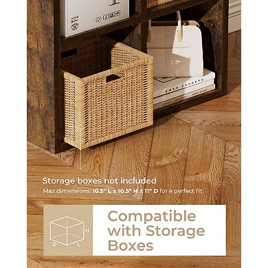 GTPLAYER Wood Cube Storage Organizer with Open Back and Removable Back Panels