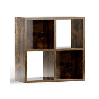GTPLAYER Wood Cube Storage Organizer with Open Back and Removable Back Panels