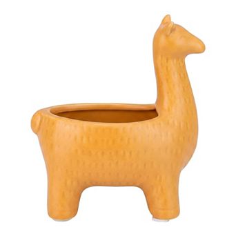 Alpaca Decorative Bowl Ceramic Llama Jewelry Dish and Key Holder for Entryway
