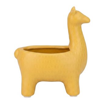 Alpaca Decorative Bowl Ceramic Llama Jewelry Dish and Key Holder for Entryway