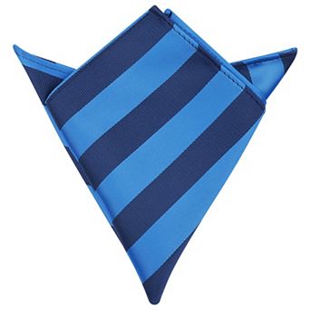 Men's Stripe Pocket Handkerchief Twill Textured Pocket Squares for Suits Formal