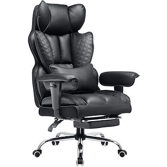 CloudRest Pro Big and Tall Gaming Chair, Heavy Duty Office Chair with Footrest