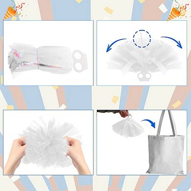 2Pcs Cheerleading Pom Poms, Cheerleader Pompoms