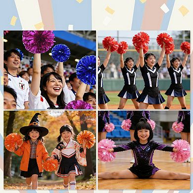2Pcs Cheerleading Pom Poms, Cheerleader Pompoms