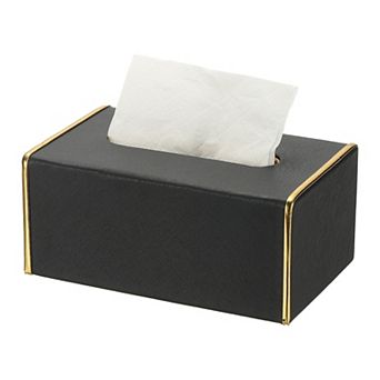 1 pc 8.27 x 5.12 x 3.54 (L*W*H) Tissue Box Cover,Tissue Box Holder with Magnetic Closure