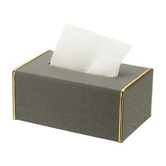 1 pc 8.27 x 5.12 x 3.54 (L*W*H) Tissue Box Cover,Tissue Box Holder with Magnetic Closure