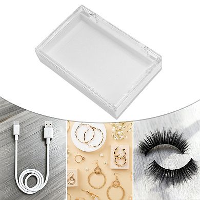 4.53"x2.95"x0.87" 1Pc Single Layer Rectangular Storage Box