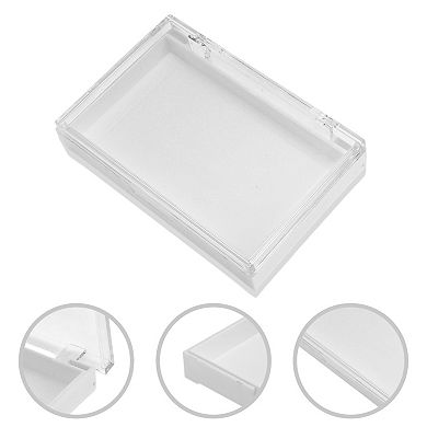 4.53"x2.95"x0.87" 1Pc Single Layer Rectangular Storage Box