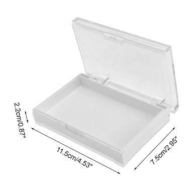 4.53"x2.95"x0.87" 1Pc Single Layer Rectangular Storage Box