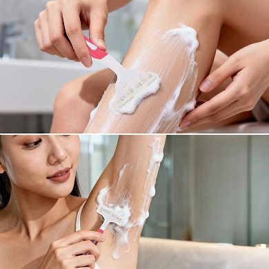 3Pcs Women Durable Razor Pink