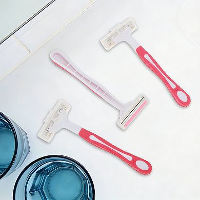 3Pcs Women Durable Razor Pink