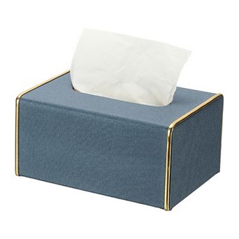 1 pc 7.48 x 5.12 x 3.54 (L*W*H) Tissue Box Cover,Tissue Box Holder with Magnetic Closure