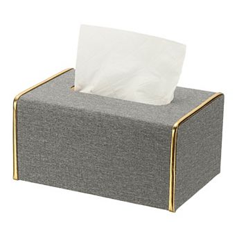 1 pc 7.48 x 5.12 x 3.54 (L*W*H) Tissue Box Cover,Tissue Box Holder with Magnetic Closure