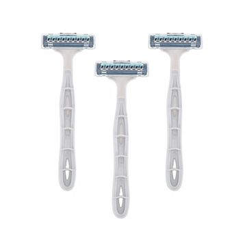 3 pc Men Durable Razor Blue