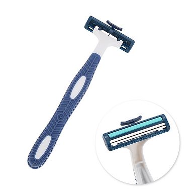 3Pcs Men Durable Razor Blue