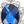 Silver Tone Blue