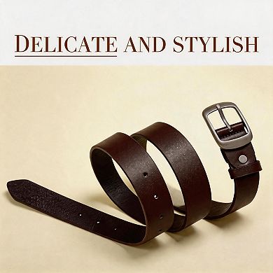 Women Leather Waist Belt Elegant Buckle For Jeans Dresses
