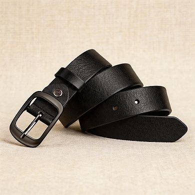 2 Pack Women Leather Pin Buckle Belt for Daily Wear
