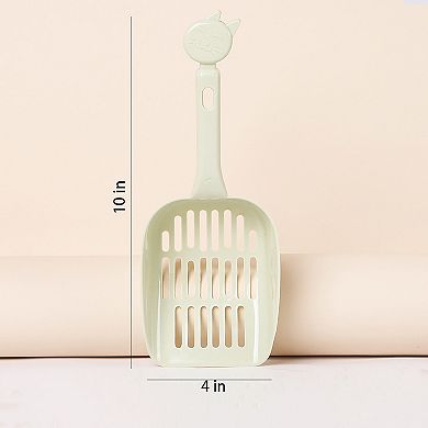 Cute Cat Litter Scoop - High-Capacity Sifter Shovel with Comfortable Handle