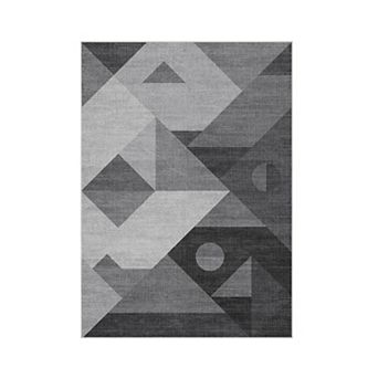 Abstract Area Rug for Living Room, Modern Washable Rug Floors Decor for Bedroom, Geometric Carpet
