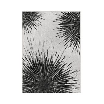Abstract Area Rug for Living Room, Modern Washable Rug Floors Decor for Bedroom, Geometric Carpet