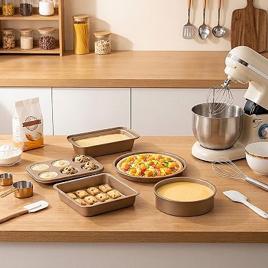 5-Piece Bakeware Set - Non-Stick Essential Baking Pans