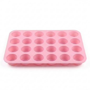 24 cup Mini Muffin Pan - Non-Stick Bite-Sized Cupcake Mold for Baking