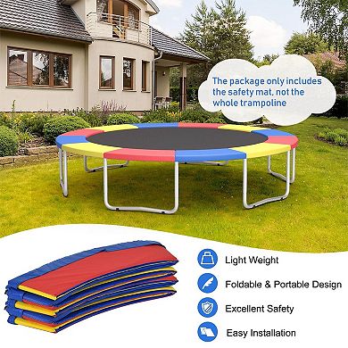 Round Trampoline Safety Pad with Thick Foam and Full Spring Coverage