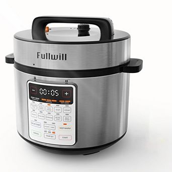 Fullwill 8-qt Electric Pressure Cooker - 12-in-1 Large capacity with Non-Stick Ceramic Pot