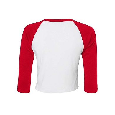 BELLA + CANVAS Women´s Micro Rib 3/4 Raglan Sleeve Baby Tee