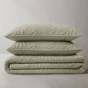 3 pc King Cotton Quilt Set, Breathable for All Seasons