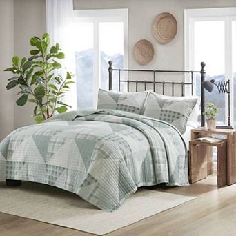 3 pc Full/Queen Coverlet Set, 90% Cotton Fill, Reversible, Pre-Washed for All Seasons
